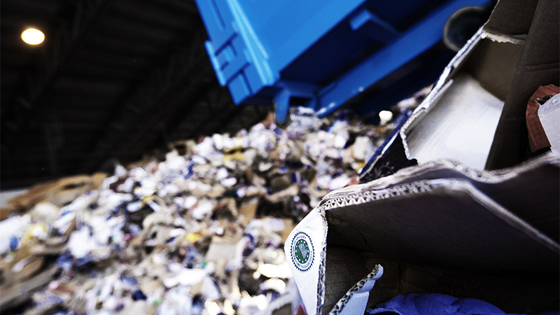 Ny återvinningsläggning i Mora