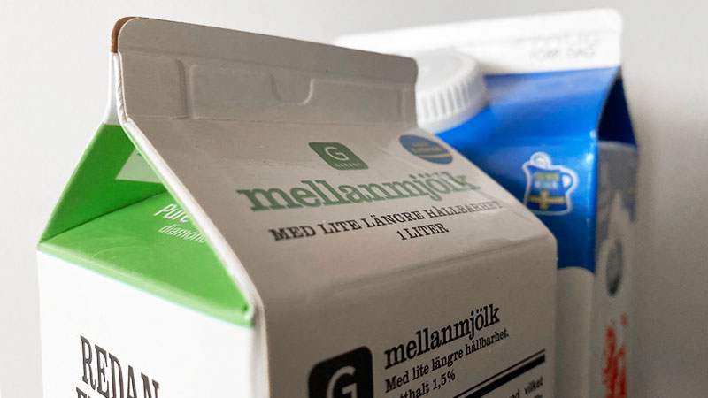 Hur återvinns ett mjölkpaket?