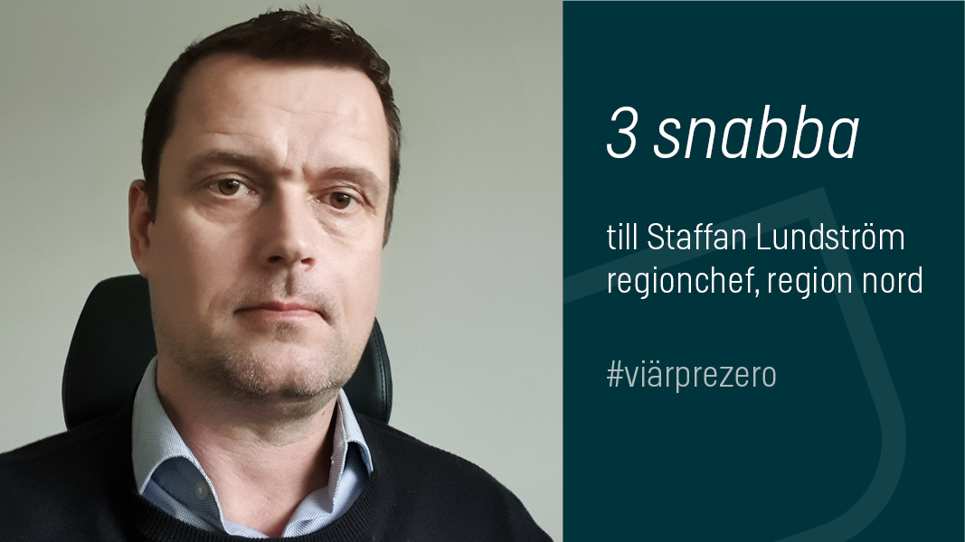 3 snabba till regionchef