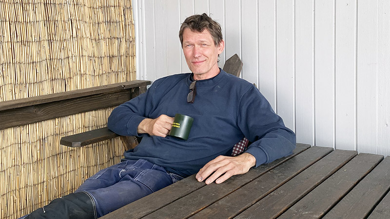 Magnus Håkansson, lageransvarig på MR Svets och Montage