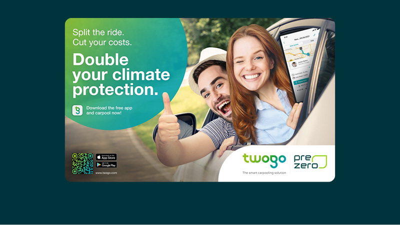 Hållbar samåkning med twogo