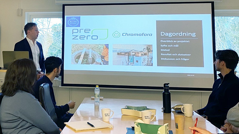 Examensarbete om lakvattenrening