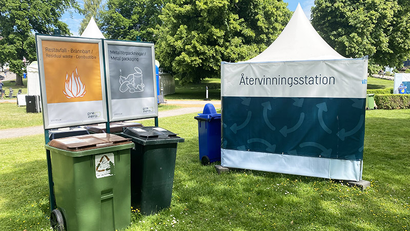 Återvinningsstation, Vätternrundan