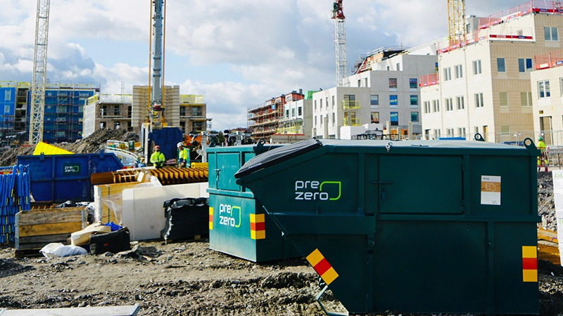 PreZero hanterar restprodukter när ny stadsdel växer fram