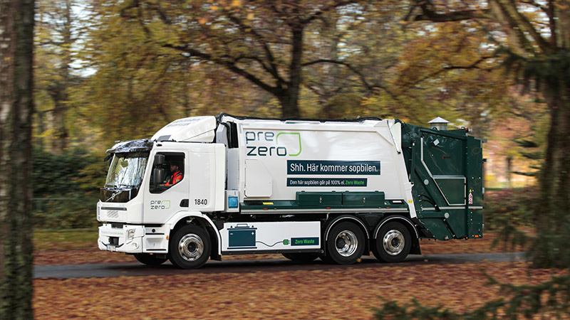 Hur har den eldrivna sopbilen fungerat?