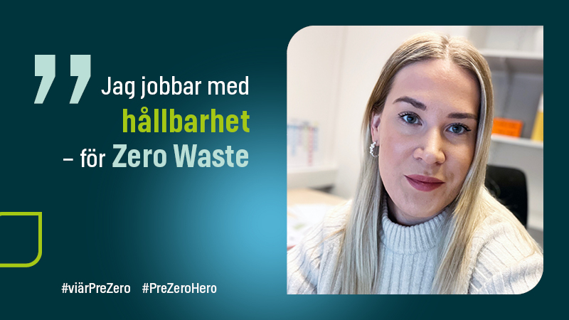 Camilla jobbar med hållbarhet – för Zero Waste