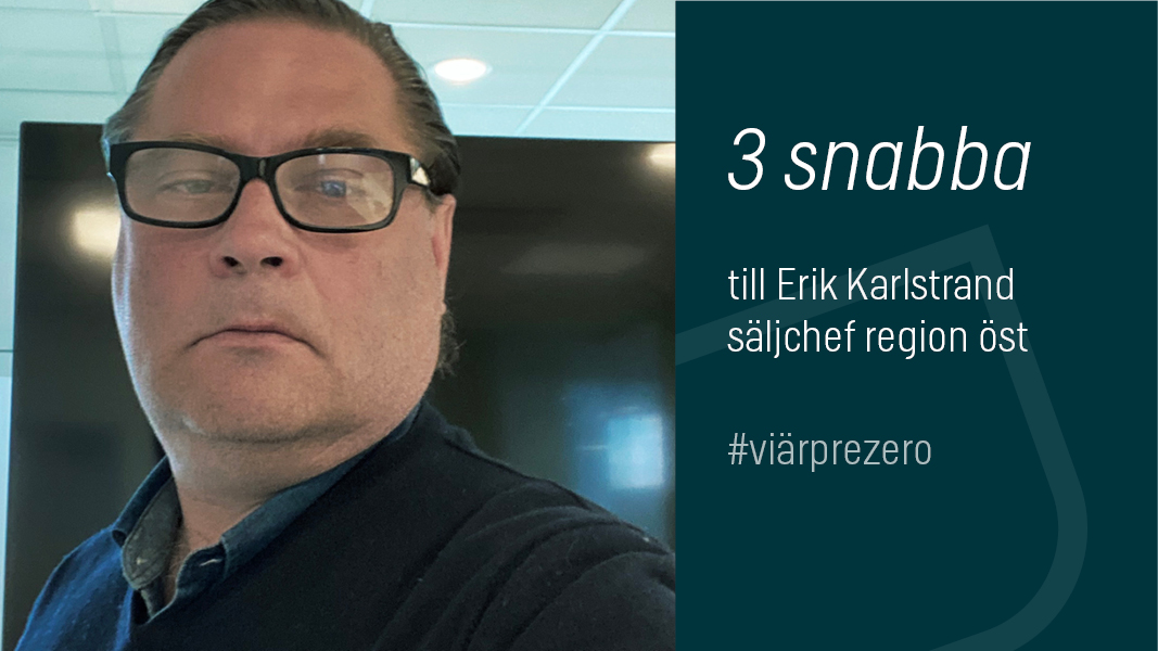 Erik Karlstrand säljchef PreZero