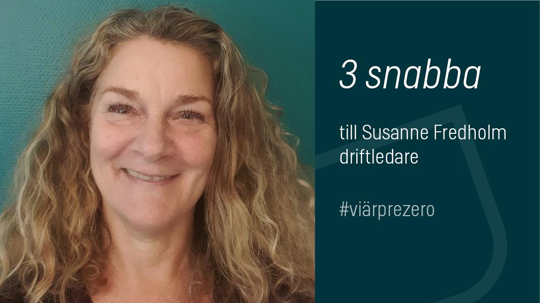 Susanne Fredholm - Driftedare PreZero