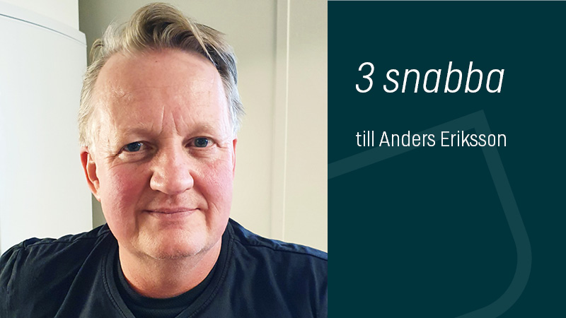 Anders Eriksson, slambilschaufför