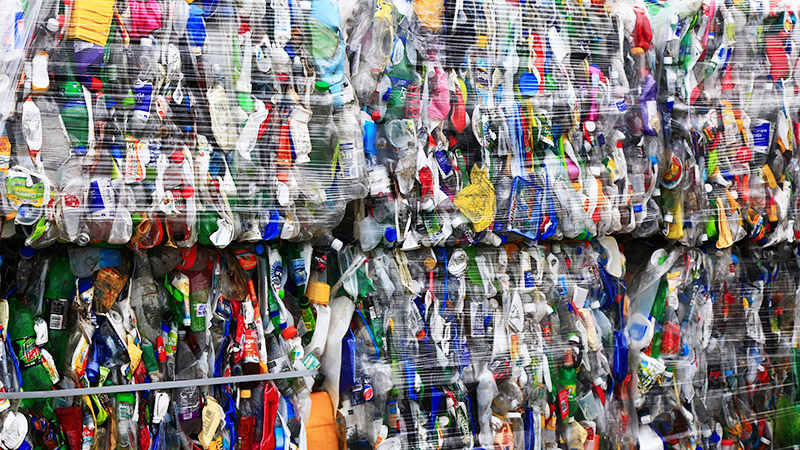 plastbalar, förpackningsavfall